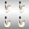 Service Caster 5 Inch 316SS Nylon Wheel Swivel 1-3/4 Inch Expanding Stem Caster Set Lock Brake SCC-SS316TTLEX20S514-NYS-134-4 - alternate 1